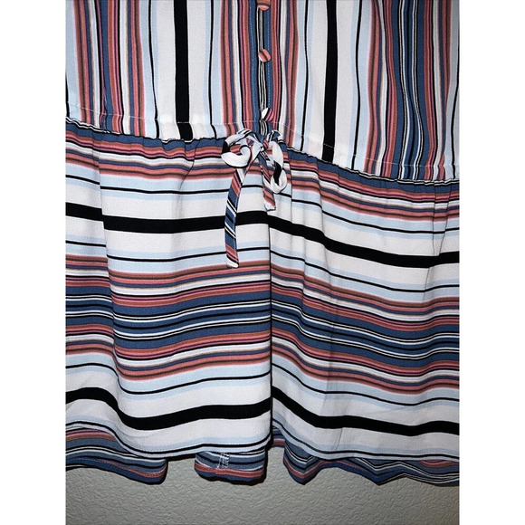 Lane Bryant Multicolor Striped Blouse - Picture 4 of 8